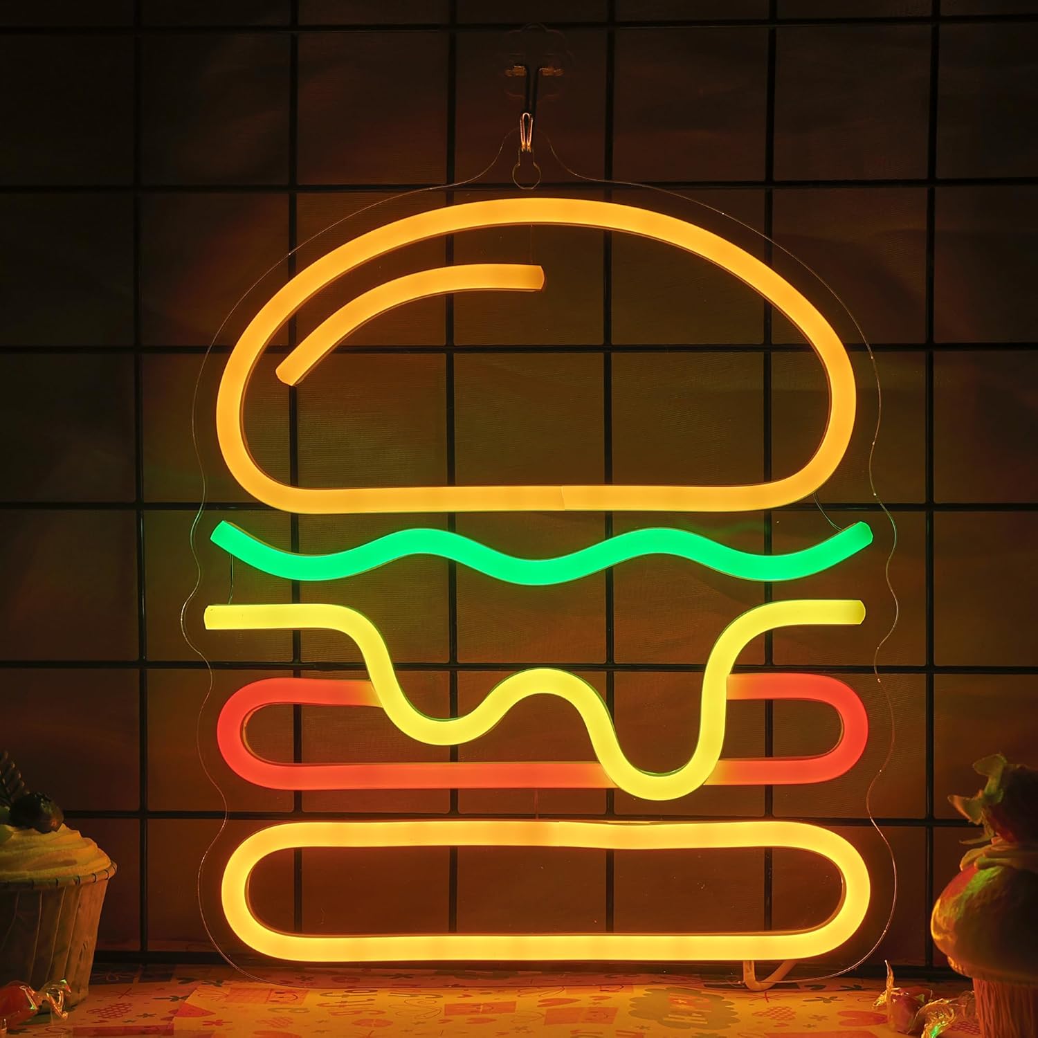Lighting Home Decor Ideas - 층층이 쌓인 치즈 LED 조명이 있는