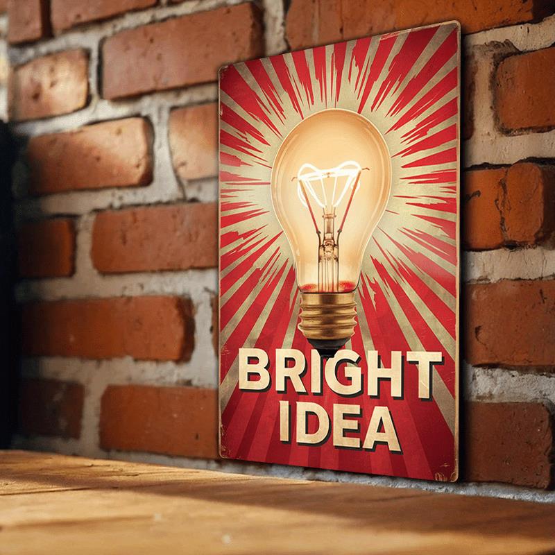 빈티지풍 메탈 벽 장식 - 밝은 아이디어 전구 디자인, - Lighting Home Decor Ideas 리뷰 및 가격