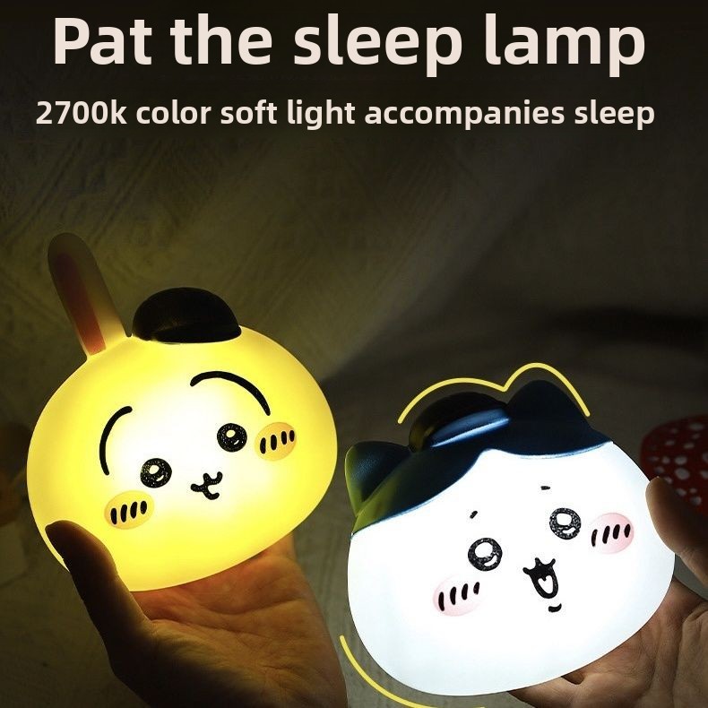 귀여운 만화 탭 라이트 하치와레 우사기 무드등 3단계  - Room Decor Lighting Lamp 리뷰 및 가격