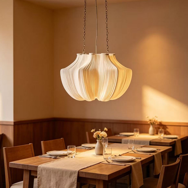 일본식 와비사비 주름 원단 LED 펜던트 램프 거실 침 - Japanese Lighting Decor 리뷰 및 가격