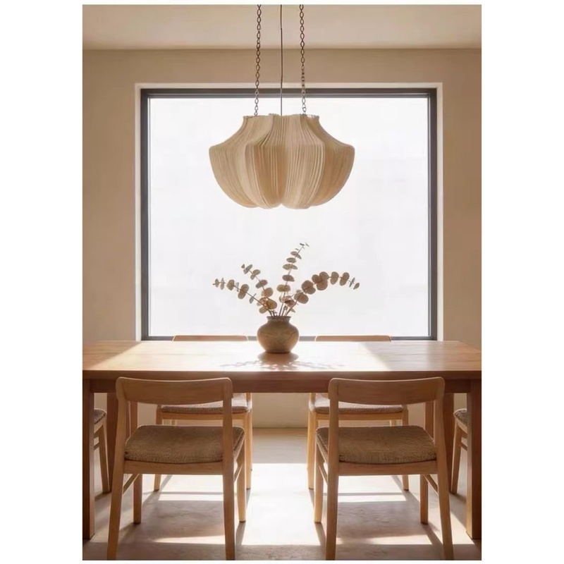 일본식 와비사비 주름 원단 LED 펜던트 램프 거실 침 - Japanese Lighting Decor 리뷰 및 가격