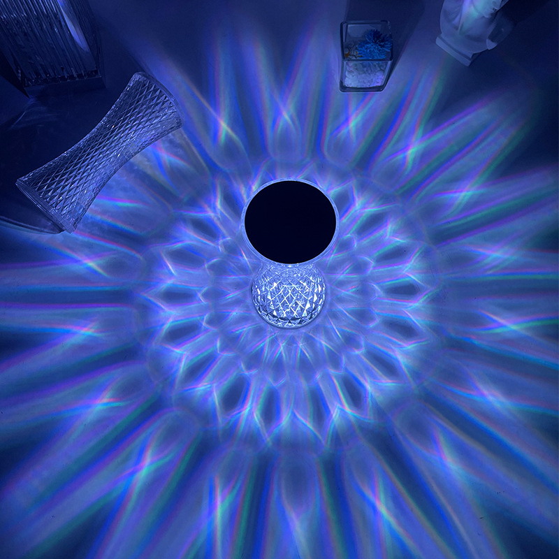 크리스탈 침대 옆 테이블 램프 크리스마스 아크릴 장식  - Room Decor Lighting Lamp 리뷰 및 가격