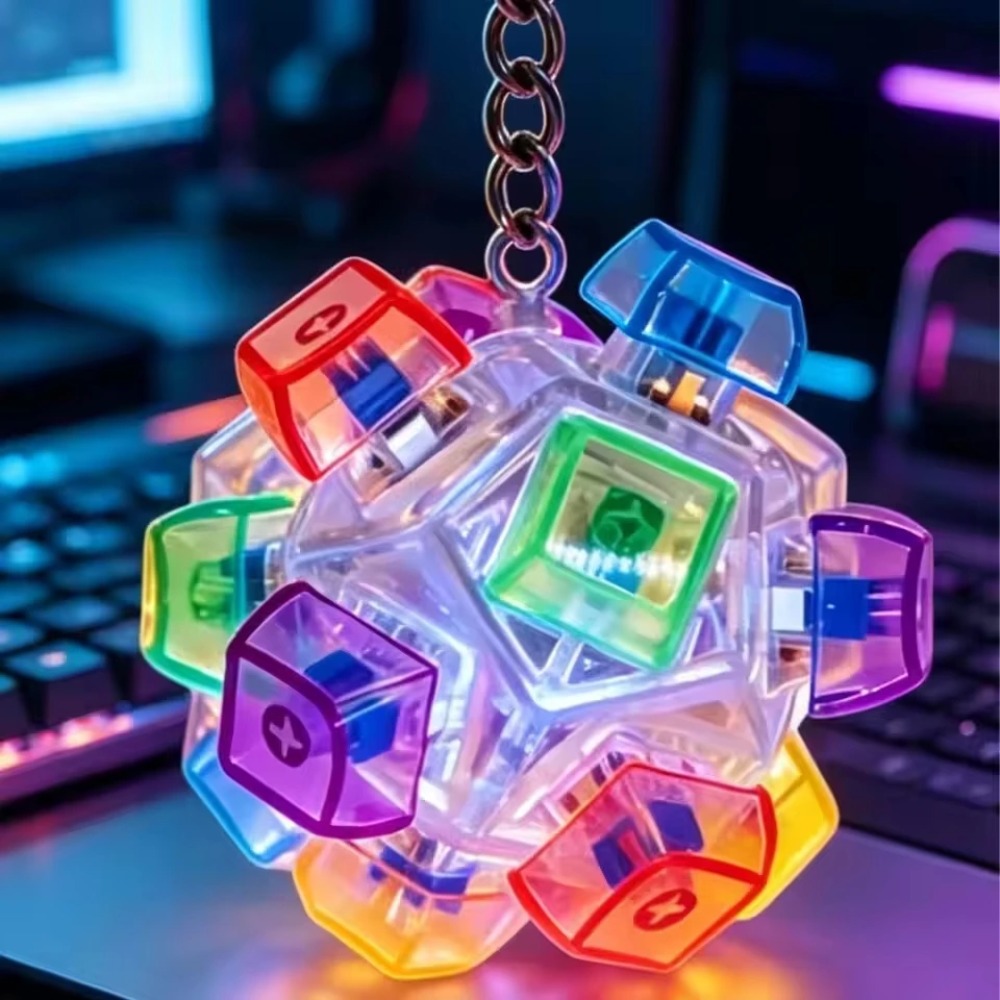 LED 라이트업 키체인 키보드 클릭 가능 버튼 스트레스 - Lighting Home Decor Ideas 리뷰 및 가격