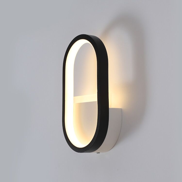 현대적인 북유럽 LED 벽등, 미니멀리스트 블랙 기하학 - Room Decor Lighting Lamp 리뷰 및 가격
