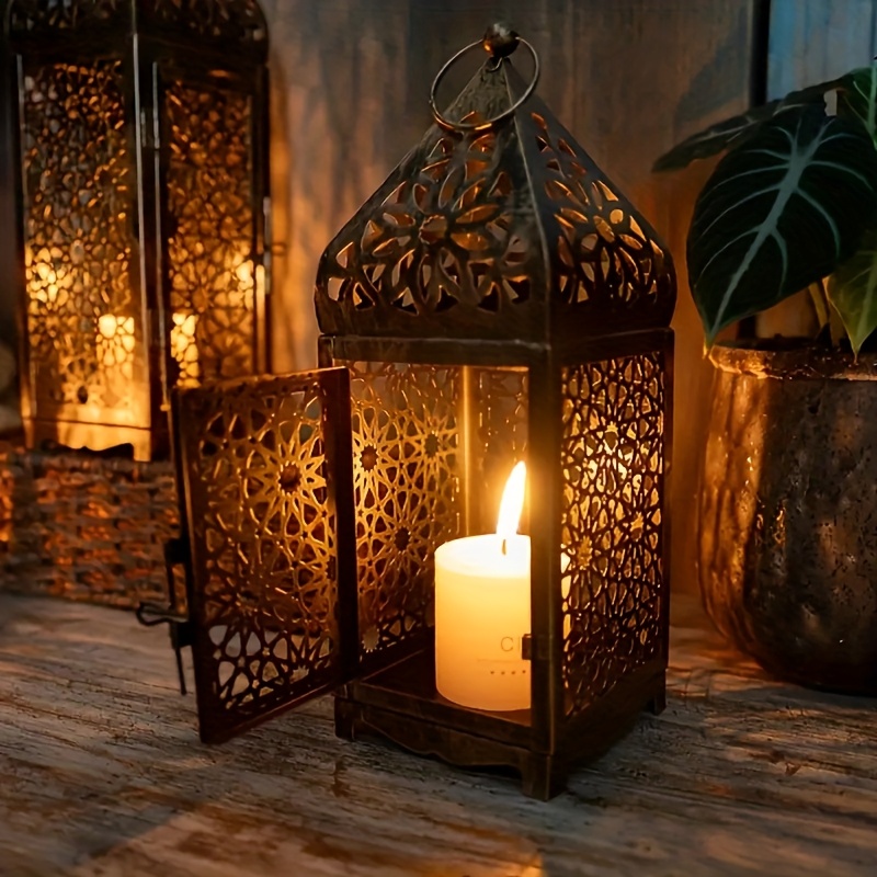 중동 아랍풍 메탈 빈티지 풍등 랜턴 캔들 홀더 홈데코  - Lighting Home Decor Ideas 리뷰 및 가격
