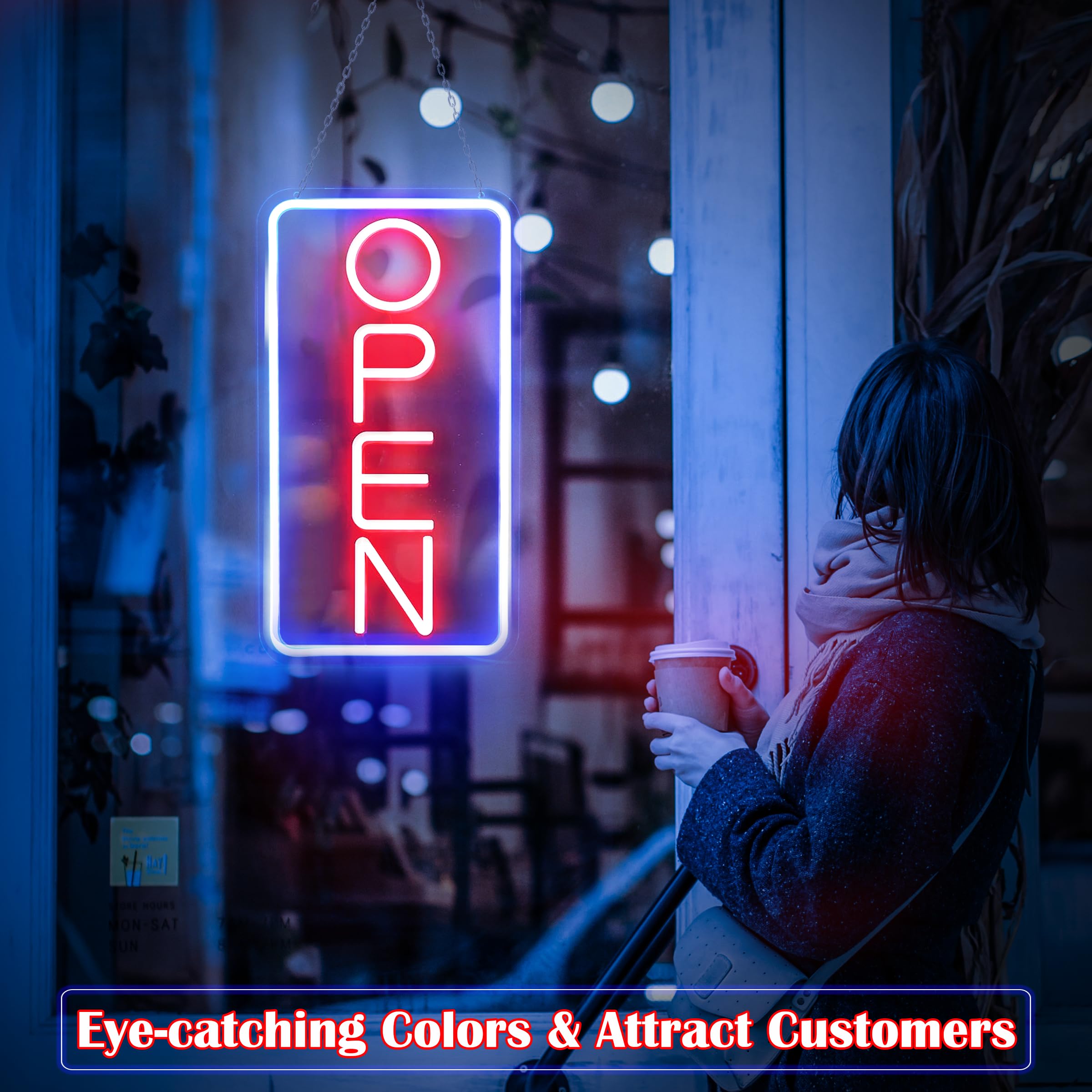LED 네온 오픈 사인, 영업시간 표시판, 카페, 바, - Decor Lighting Opening Hours 리뷰 및 가격
