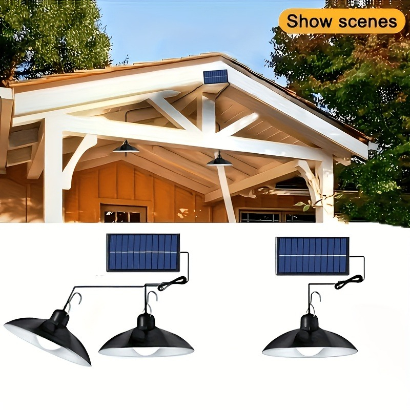 1개 태양광 펜던트 조명 야외 LED 램프 이중/단일  - Room Decor Lighting Lamp 리뷰 및 가격