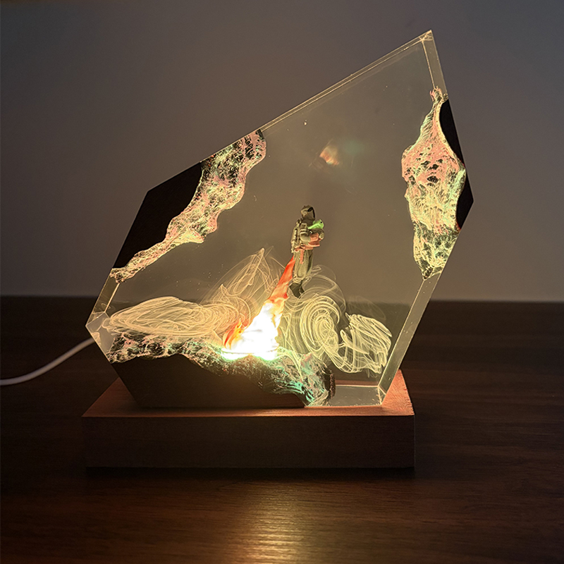 공상 과학 애니메이션 피규어 생물 레진 테이블 램프 창 - Lighting Decoration For Wedding 리뷰 및 가격