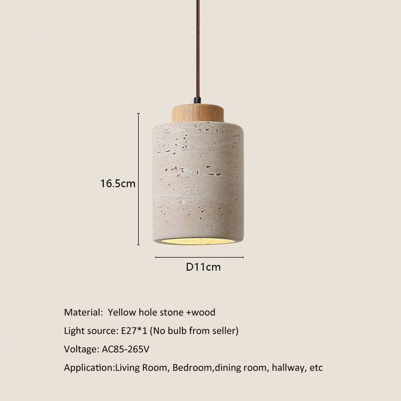 천연 노란색 동굴석 펜던트 조명 일본 와비사비 스타일  - Japanese Lighting Decor 리뷰 및 가격