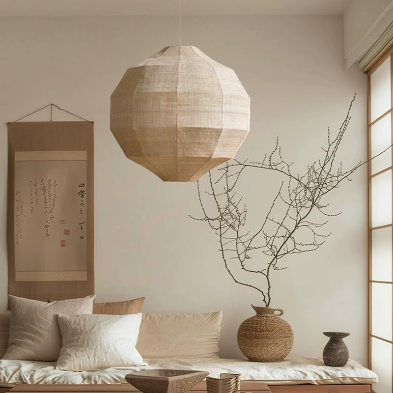 일본 와비사비 패브릭 E27 펜던트 라이트 거실 식당  - Japanese Lighting Decor 리뷰 및 가격